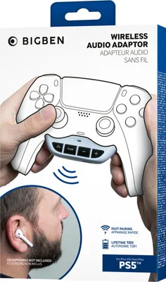 Produktbild von Bigben kabelloser Wireless Audio Adapter für Playstation 5 Controller Bluetooth BB013191