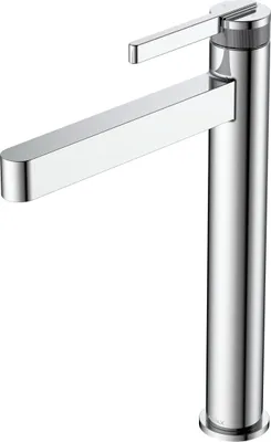 Obrázok produktu pre Avapax | Stojaca umývadlová batéria – lesklý chróm – mosadz – 1 kus – minimalistický dizajn