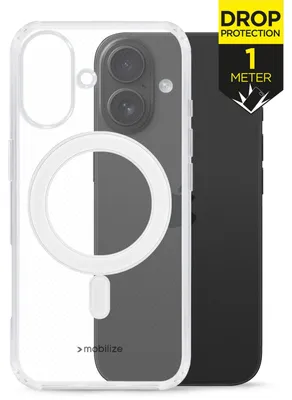 Produktbild von Mobilize Naked Protection Durchsichtig iPhone 17 MagSafe Hülle Hardcase Backcover Stoßfest - Transparent