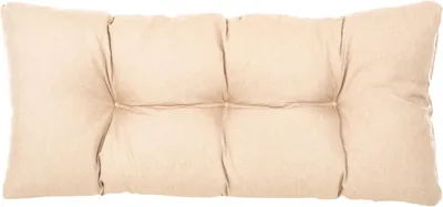 Produktbild von Best Wool rückenlehne für palettenkissen, wetterfestes und strapazierfähiges europaletten polster mit Polyurethanflockfüllung – beige 120x40 cm