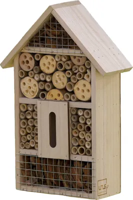 Produktbild von UNUS Insektenhotel Bienenhotel aus Holz, Insektenhaus Nisthilfe