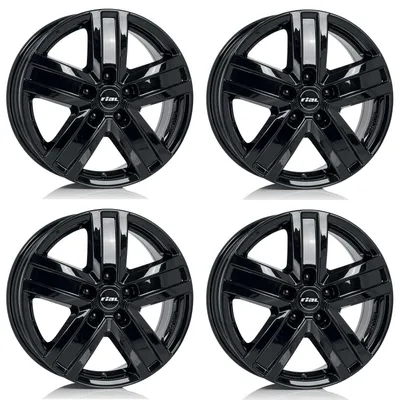 Produktbild von 4 Rial Felgen Transporter 7.0x17 ET55 5x120 SW für VOLKSWAGEN Amarok Crafter T5 T6 T6.1