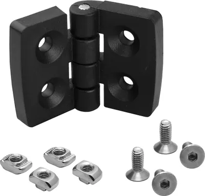 Produktbild von KLAK 20 - Scharnier Standard Nut 6 für 20-er inkl. Verschraubung - 1 Stück