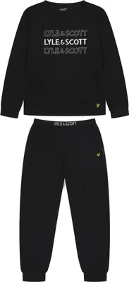 Produktbild von Lyle & Scott - Loungewear Set für Kinder GT7775 (134-140) (Schwarz)