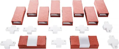 Produktbild von Beetumrandung Nessa Solar Brick 10-teilig Terracotta
