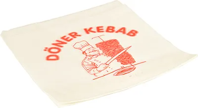 Produktbild von Papstar Dönertüten, Pergamentersatz 16 x 16 cm weiß fettdicht 1000 Stück