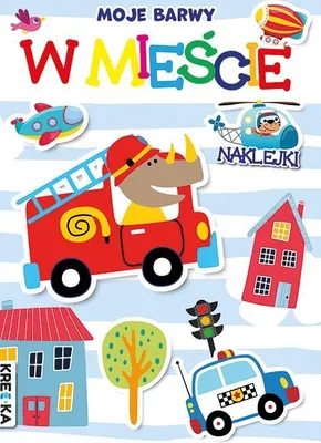 Productafbeelding van MEINE FARBEN IN DER STADT Malbuch mit Aufklebern