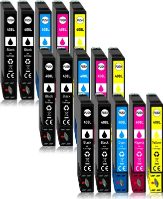 Produktbild von 15er Pack Druckerpatronen 408 408L kompatibel mit Epson WF-C4810