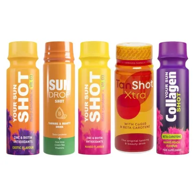 Produktbild von 5er Set Sonnenshots für Solarium Sun D3 Collagen