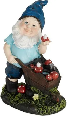 Image de Nain de jardin aux champignons