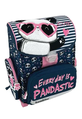 Produktbild von Kinder Schulranzen Schulrucksack Tornister Panda Mädchen bambino