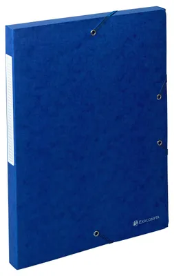 Zdjęcie produktu dla Pudełko zbiorcze Scotten A4 25 mm niebieskie, opakowanie 10 szt