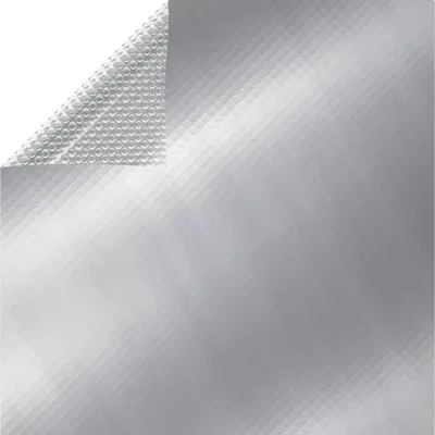 Obrázek produktu pro Obdélníkový kryt na bazén 600 x 400 cm PE stříbrný
