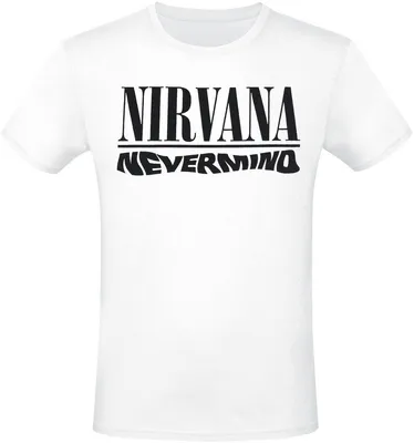 Produktbild von Nirvana T-Shirt Herren Nevermind weiß M