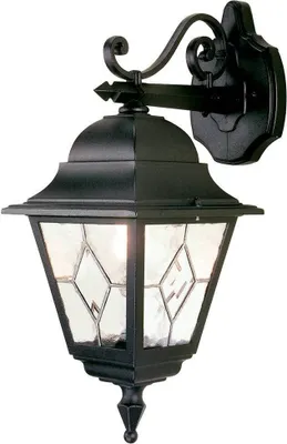 Produktbild von Elstead Norfolk Außen-Wandleuchte E27 45cm Down Schwarz IP43