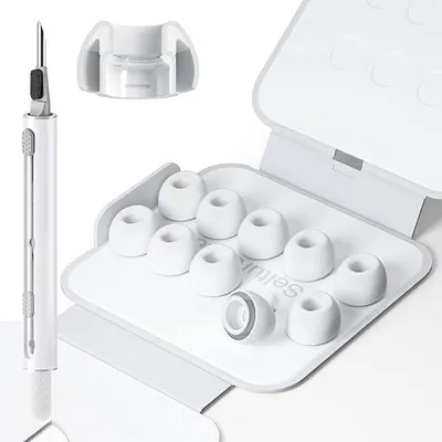 Zdjęcie produktu dla Nakładki do airpods pro 3 2025 silikonowe 5 par rozmiary xxs