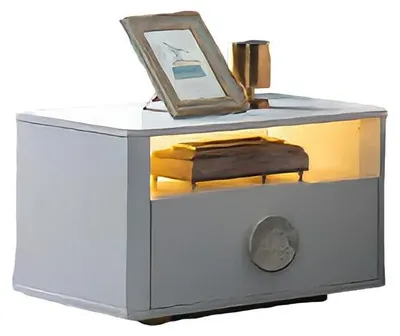 Produktbild von Nachttisch Schlafablage Bettbeisteller Nachtbord Nachtkonsole Beistelltisch