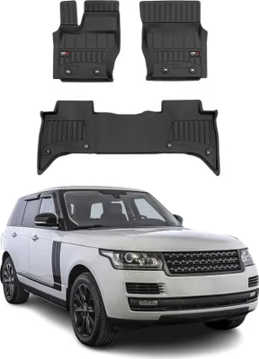 Obrázok produktu pre 2012-2022 Range Rover podlahové rohože TPE čierne 3 ks