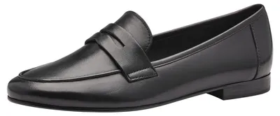 Produktbild von MARCO TOZZI Damen Slipper aus Leder mit Blockabsatz, Schwarz (Black), 39 EU