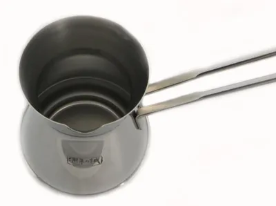 Immagine prodotto di Caffettiera turca moka caffettiera espresso Cezve Dzhesva 350ml completamente in acciaio inossidabile 1mm