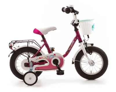 Produktbild von Bachtenkirch Kinderfahrrad My Dream 12,5 Zoll purpur weiß