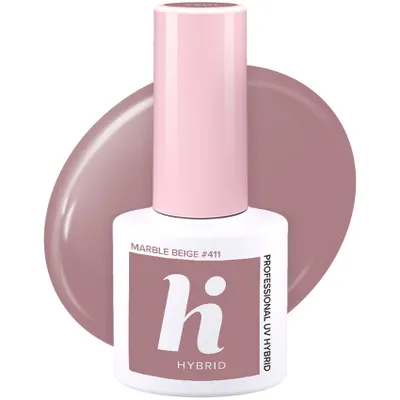 Obrázek produktu pro HI HYBRID #411 Lak na nehty Marble Beige 5ml