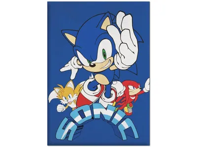 Immagine prodotto di Coperta blu per bambini Ježek Sonic