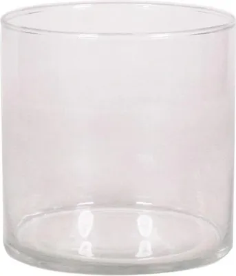 Produktbild von INNA-GLAS Kerzenhalter Zylinder Sanya Ocean, klar, 12cm, Ø12cm - Kerzenglas