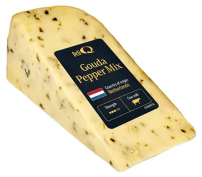 Image de DELI Q Gouda au poivre, mélange, 130 g
