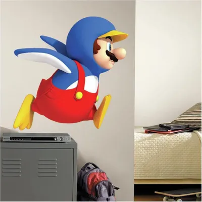 Image de Stickers repositionnables Super Mario, Nintendo 86x71
