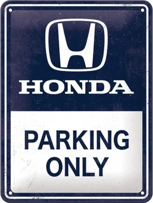 Produktbild von Nostalgic-Art - Blechschild 15x20 cm - Honda AM - Parking Only