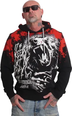Produktbild von Yakuza Herren Creepy Kapuzenpullover, Schwarz, XL