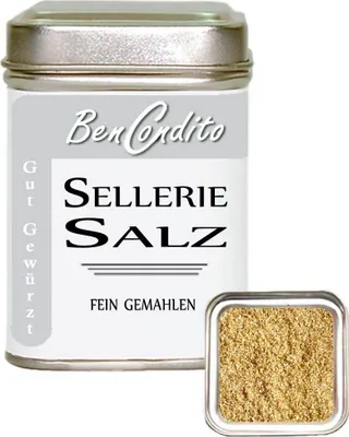 Produktbild von Selleriesalz – Würzsalz für Suppen, Salate & Eintöpfe