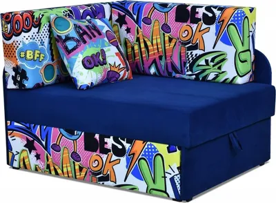 Produktbild von Family Meble Kindersofa Bambino Ecksofa mit Schlaffunktion Bettzeugbehälter 3 Schlaflängen Strapazierfähiges Material Schmutzabweisend (Tr31/Grafi 08)