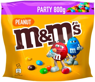 Obrázek produktu pro Arašídy M&M's v mléčné čokoládě s cukrovou polevou 800g