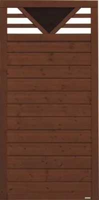 Produktbild von Zaun Teilelement Konsta Andria 90 x 180 cm braun