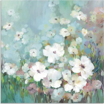 Produktbild von ARTland Wandbild Alu für Innen & Outdoor Feldblumengarten Größe: 50x50 cm
