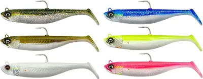 Produktbild von Savage Gear Savage Minnow White Pearl Silver 12,5 cm 35 g Gummiköder