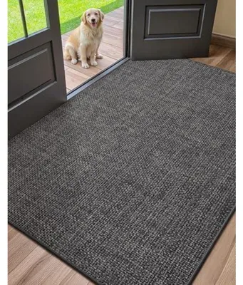 Zdjęcie produktu dla Mata antypoślizgowa do użytku wewnętrznego, 80x120 cm, kolor antracytowy, można prać