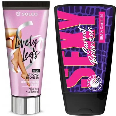 Zdjęcie produktu dla Soleo Lovely Legs + Wild Tan Sexy Carrot Gratis