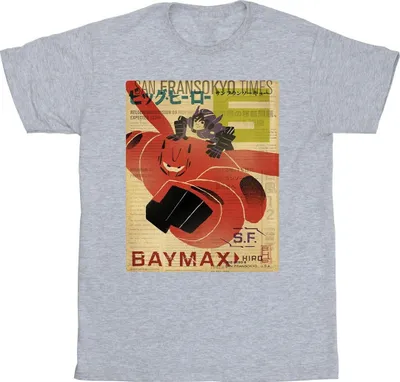 Produktbild von Disney - "Big Hero 6" T-Shirt für Herren BI16953 (3XL) (Grau)