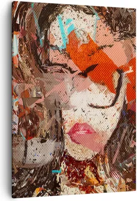 Produktbild von Bild auf Leinwand - Leinwandbild - Einteilig - Abstraktion modern - 50x70cm - Wand Bild - Wanddeko - Wandbilder - Leinwanddruck - Wanddekoration - Leinwand bilder - Wandbild - PA50x70-3464