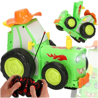 Produktbild von Traktor RC Traktor springt tanzend Sound grün