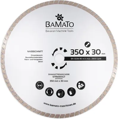 Produktbild von BAMATO Trennscheibe 350 x 30 mm STRM355GT