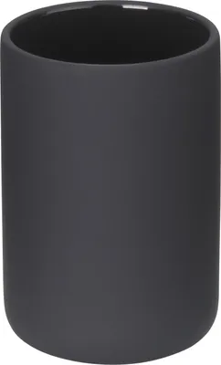 Zdjęcie produktu dla Kela 23958, Czarny, Monochromatyczny, Matowy, Ceramika, Pojedyńczy, Wolnostojąca szklanka łazienkowa