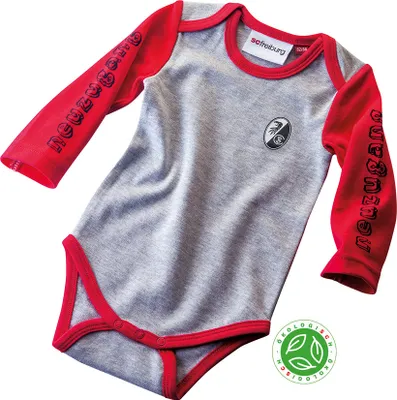 Produktbild von SC Freiburg Langarm Baby-Body "Neuzugang" Gr. 86-92