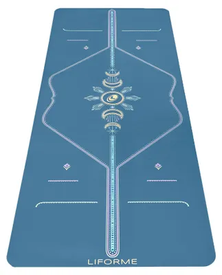 Produktbild von Bedruckte Yogamatte, 185 x 68 cm, rutschfest, umweltfreundlich, mit Ausrichtungssystem