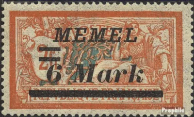 Produktbild von Briefmarken Memelgebiet 1922 Mi 70 gestempelt Aufdruckausgabe
