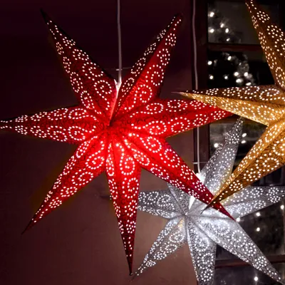 Zdjęcie produktu dla Star Trading Antique, Lekka ozdoba, Czerwony, IP20, 1 szt., E14, 25 W
