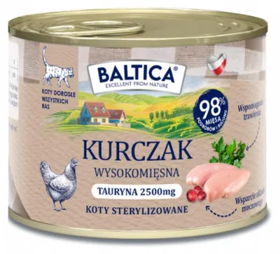 Obrázek produktu pro Baltica Flavors of the Regions s kuřecím masem 185g bezobilné mokré krmivo pro sterilizované kočky